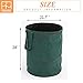 Patiomore Collapsible Garden Bag 45 Gallons Leaf Yard Reusable Waste Bags Lawn Gardening Container with Dual Handles