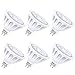 MR16 LED Light Bulbs with GU5.3 Base UL-Listed 50W Equivalent Halogen Replacement Warm White 3000K 5W 12V Spotlight with 450 Lumens 6 Packs by COOWOO