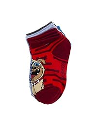 Disney Jr. Puppy Dog Pals Boys Calcetines cortos de 5 piezas (5 pares)