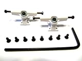 White Allen Key Fingerboard Trucks - Wooden Fingerboards-Tech Deck-Fingerboarding by Star Fingerboarding