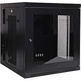Tripp Lite 12U Wall Mount Rack Enclosure Server Cabinet with Acrylic Glass Window, Hinged, 20.5" Deep, Switch-Depth (SRW12USG)