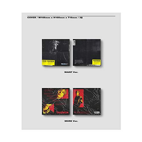TAEMIN 2nd Mini Album - Want [Random ver.] CD + Folded Poster + photoook+photocard +Paper Toy - Thumbnail 2