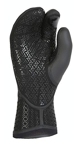 XCEL Drylock 5mm Texture Skin 3 Finger Glove Fall 2017, Black, Large