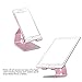 UniqueKay 2 in 1 iPhone Stand,Apple Wacth Charging Stand Aluminium Phone Dock for Smartphone and Tablets (Rose Gold)