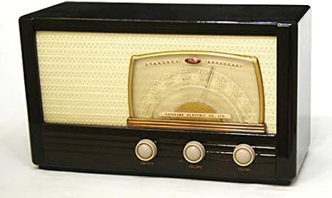 Amazon Sharp シャープ 早川電機 5r 700型 真空管ラジオ St管5球スーパー 中波のみ ノーブランド品 卓上ラジオ