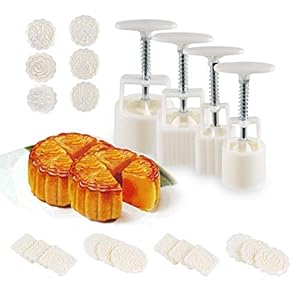 Aceshop-4-Set-Mooncake-Press-Mold-with-12-Stamps-Hand-Pressure-Mold-50g100g-Mid-Autumn-Festival-Flower-Moon-Cake-Mold-Set-Kitchen-DIY-Baking-Decorating-Tools-Bakeware-Gadget Aceshop 4 Set Mooncake Press Mold with 12 Stamps Hand Pressure Mold 50g/100g Mid-Autumn Festival Flower Moon Cake Mold Set Kitchen DIY Baking Decorating Tools Bakeware Gadget