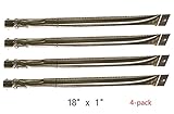 Hongso SBC181 (4-pack) Stainless Steel Burner Replacement for Perfect Flame, Uniflame, and Other Grills (18