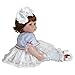 Adora Realistic Baby Doll Paris Poodle Toddler Doll - 20 inch, Soft CuddleMe Vinyl, Dark Brown Hair, Blue Eyes