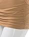 TWINTH Womens 3/4 Sleeve Dolman Drape Top with Side Shirring Loose Fit Tunic Top Plus Size
