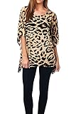 82 Days Women'S Poly Span Various Print Butterfly Sleeve Tunic - Print