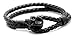 Kamellusone Mens Hip Hop Alloy Skull Buckle Leather Bracelet Bangle