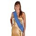 Satin Sash (blue) Party Accessory (1 count) (1/Pkg)