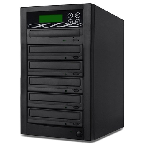 SATA DVD Duplicator - 5 Target Standalone CD / DVD Duplicator with SATA DVDRW