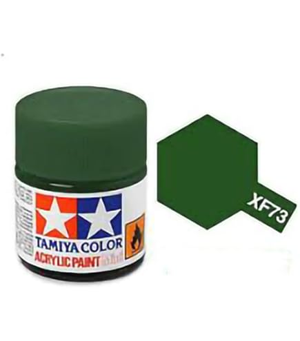 ☆TAMI☆ Amazon.com: TAMIYA Acrylic XF70 Dark Green TAM81370 Plastics