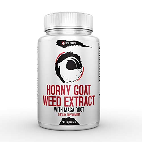 Horny Goat Weed Extract with Maca Root 1098mg 90 Capsules - Natural Energy and Libido Booster for Men and Women, Increased Performance and Desire, Yohimbe Bark and Ginseng Herbal Powder, Made in USA Horny Goat Weed Extract with Maca Root 1098mg 90 Capsules - Natural Energy and Libido Booster for Men and Women, Increased Performance and Desire, Yohimbe Bark and Ginseng Herbal Powder, Made in USA