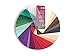 Compact Color Swatch Fan Deep Winter with 35 Colors for Color Analysis and Image Consulting