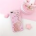 Crystal Liquid Flowing Glitter Pink Hearts Case for Apple iPhone 7Plus 8Plus 7+ 8+ Large Size 5.5