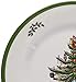 Spode Christmas Tree Melamine Salad Plate (Set of 4) - 8 Inch Shatterproof Serving Plate for Holiday Meals, Holiday Party - Festive Tableware for Indoor & Outdoor Use, Dishwasher Safe Dinnerware