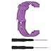 RuenTech for Forerunner 25 Bands Small Replacement Silicone Strap Wrist Band for Garmin Forerunner 25 Smartwatch (Purple)