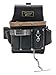Leather Gold Heavy Duty Oil Tanned Electrician Tool Pouch 3401 with 10 Pockets (Black)