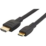 AmazonBasics High-Speed Mini-HDMI to HDMI Cable - 10 Feet (Latest Standard)