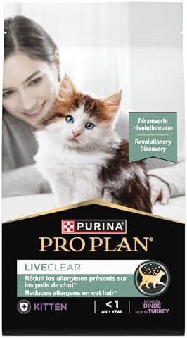 Purina Pro Plan LiveClear Kitten, Allergen Reducing Dry Cat Food
