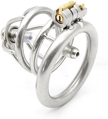 Bondage Masters Male Chastity Device with Air Flow Short Cage, Removable Urethral Tube, Comfort Style Back Ring - Image 4
