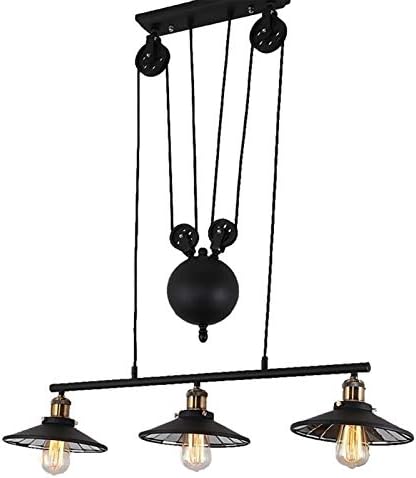 購買 シャンデリア ペンダントライト北欧レトロライトアメリカンヴィンテージ工業用ランプエジソンのペンダントランプ備品 Yyfjp Body Color Size ブラック フリー