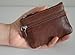 Genuine Leather Change Purse, coin wallet with attached key ring - UNISEX!