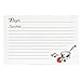 C.R. Gibson Recipe Card File Box, Comes With 40 4'' by 6'' Blank Recipe Cards, 6.5'' W x 4.75'' L x 4.25'' H