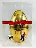 New Super Mario Inspired GOLD Surprise Egg, With 1- Super Mario collectable Mini figure blind bag, Super Mario stickers, Super Mario tattoos, and More in a shiny large 5.5 GOLD egg
