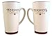 Hershey's Chocolate 2 Mug Ceramic Gift Set with Hot Chocolate Mix and Marshmallows