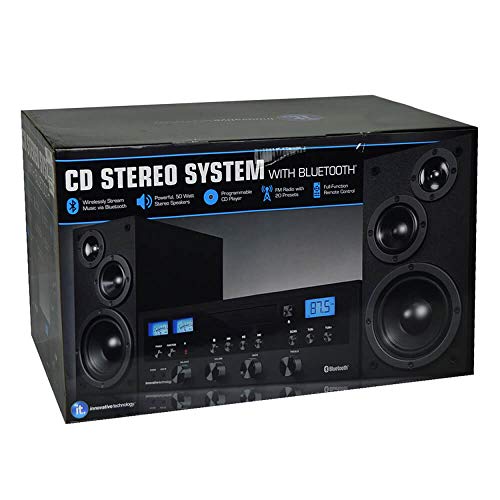 Innovative Technology Classic Retro Bluetooth Stereo System with