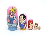 5 pcs Russian Nesting Doll AMERICAN PRINCESSES #3628 by RussianOrnaments