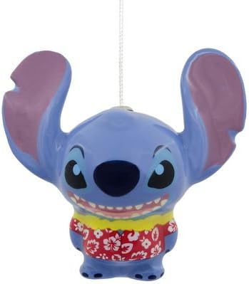 2019 Disney Hallmark Exclusive Lilo & Stitch Decoupage Christmas Ornament