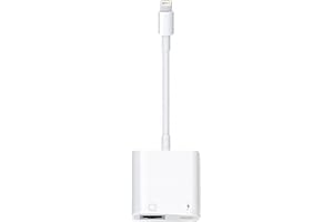WORLDBOYU Lightning to RJ45 Ethernet LAN Network Adapter with Charge Port for Select iPhone,iPad Models 100Mbps Charging Plug and Play