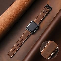 SUNFWR Leather Bands Compatible with Apple Watch