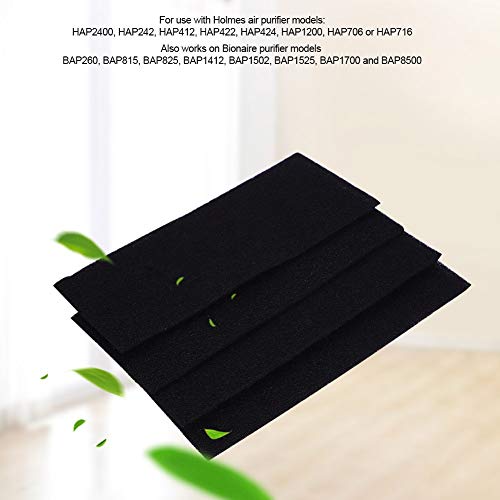 Total Air Purifier - 4 Replacement Carbon Sponge Filters for Holmes Total Air Purifier - Thumbnail 2