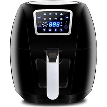 ZENY 5.8QT Air Fryer 1800W Electric Digital Air Fryer Cooking Tool For Healthy Oil Free Cooking Touch Screen Control W/Recipe Books