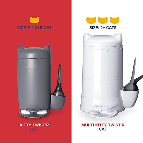 RedRocket Cat Litter Pail Kitty TWIST'R Cat Step Litter Disposal