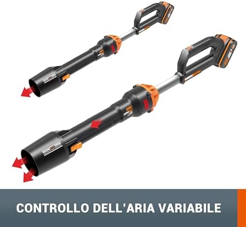 WG543E.9 Soffiatore a batteria 20V, senza batteria e caricabatterie