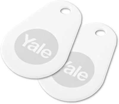 Yale P-YD-01-CON-RFIDT-WH Smart Door Lock Key Tags White Pack of 2