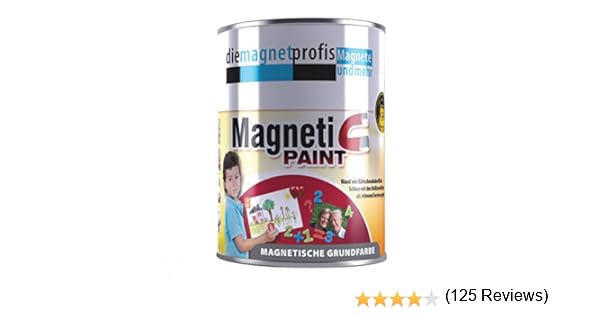 Pintura magnética para pared, apto para alérgicos, prueba ...
