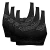 Ondergoed Dames Sportbeha Kanten Beha 1/2/3 Pak Ademend Comfortabel voor Yoga Fitness Training