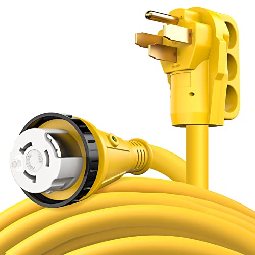 Kohree 50' RV Power Extension Cord 50 Amp with Grip Handle, NEMA 1450P