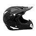 MMG Adult Motorcycle Helmet Off Road MX ATV Dirt Bike Motocross UTV, Shiny Black, Medium, Includes Goggles