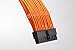 Phanteks 24 Pin/ 8pin (4+4) M/B, 8pin (6+2) PCI-E Extension Cable Kit 500mm Length, Orange (PH-CB-CMBO_OR)