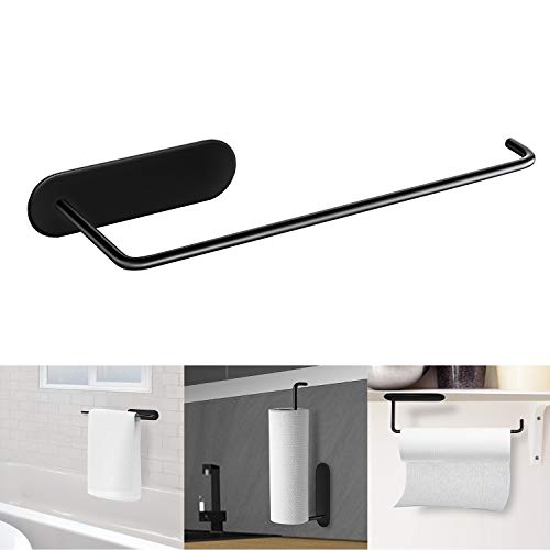 Paper Towel Holder Self Adhesive Paper Towel Rack Under Mount SUS304 Stainless Steel
