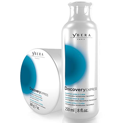 Ybera Discovery Home Care Dou | Regenerate Hair Treatment | UV Protection | Restores the DNA of Hair Fiber | Protects the Capillary Longevity | Shampoo 8.4 Oz & Force Mask 7.05 Oz