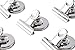 XLMAGNET Strong Magnetic Clips Heavy Duty Refrigerator Magnet Hook Clips for Photo Displays, Whiteboards, Locker, Fridge, Classroom, School, Office(10 Pack)